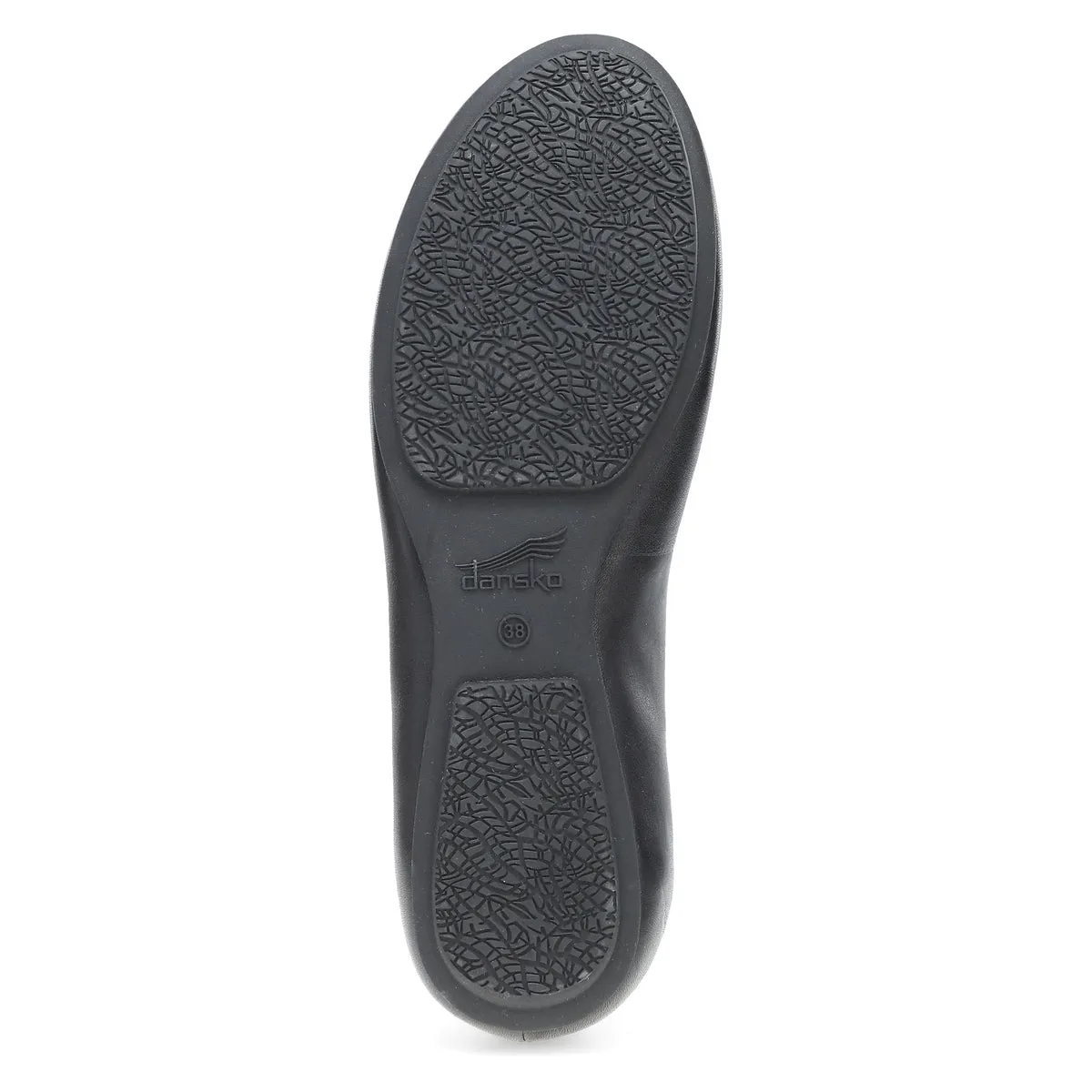Women's Mollie Nappa Flat - Black