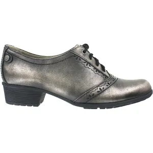 Women's Rockport Cobb Hill Gratasha Oxford Pewter Leather
