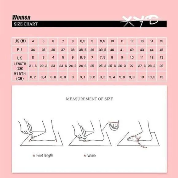 XYD Pink Elegant Pointed Toe D'Orsay Kitten Low Heel Rhinestone Studs Pump