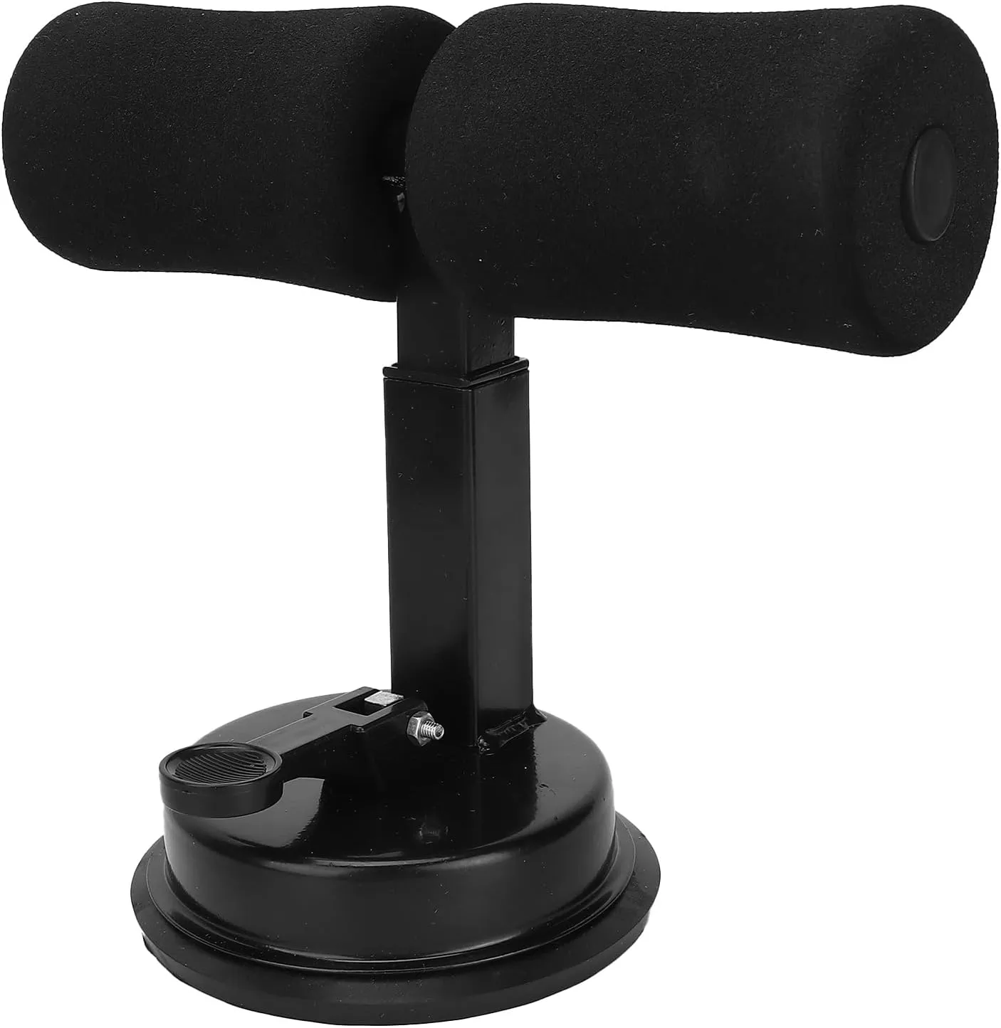 Yinhing Sit Up Bar for Floor, Abdominal Muscle Exercise, Portable Body Shaping Sit‑Up Tool, Sit Up Training Device, Adjustable Sit Up Equipment with Sit-Up Foot Holder(Black)