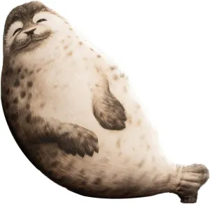 Yonune TANGDIAABBCC Willcome Cuddly Blob Seal Plush Pillow Stuffed Animal Soft Hugging Ocean Animal Plushie Toys for Kids Adults Gifts (70cm / 27.56 in)