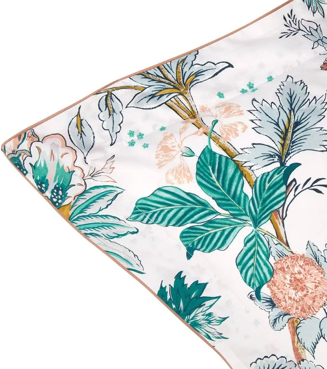 Yves Delorme Golestan Multicolor Euro 26 x 26 in Sham Extra Soft and Cooling Luxury Sheets, 100% Natural Organic Cotton - Breathable and Durable