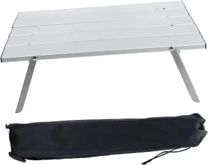 Zerodeko Lightweight Picnic Desk Outdoor BBQ Table Aluminum Folding Camping Table Easy to Carry
