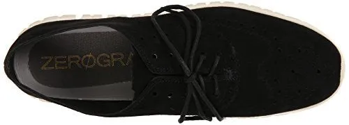 Zerogrand Wing Ox Oxford Black Suede 8 B Us