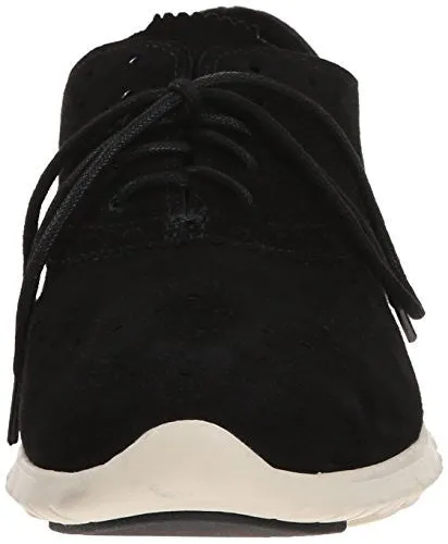 Zerogrand Wing Ox Oxford Black Suede 8 B Us